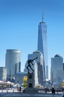 new york city skyline özgürlük Devlet Parkı