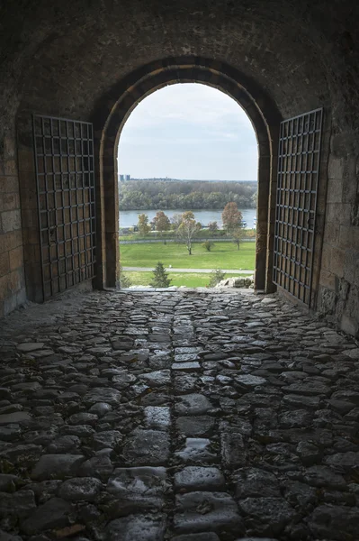 Belgrade Kalemegdan Fortress Exit Gate — Stock Photo, Image