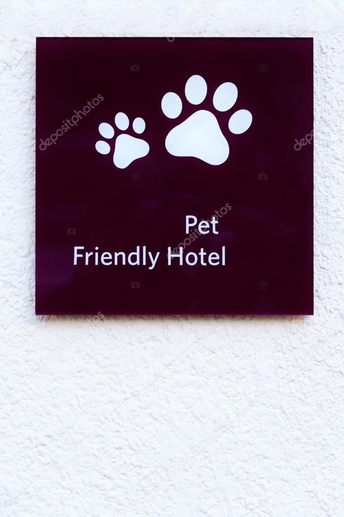 Pet Friendly Sign