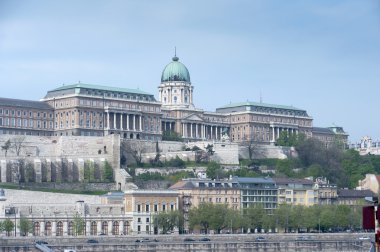 Macaristan 'ın Sunset kentindeki Budapeşte Kalesi
