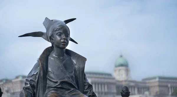 Estatua Princesa Budapest Hungría —  Fotos de Stock