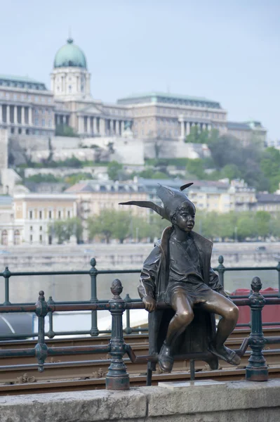 Estatua Princesa Budapest Hungría —  Fotos de Stock