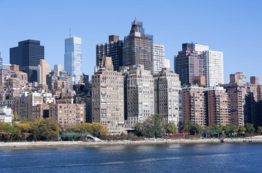 Manhattan Midtown manzarası gündoğumu New York City