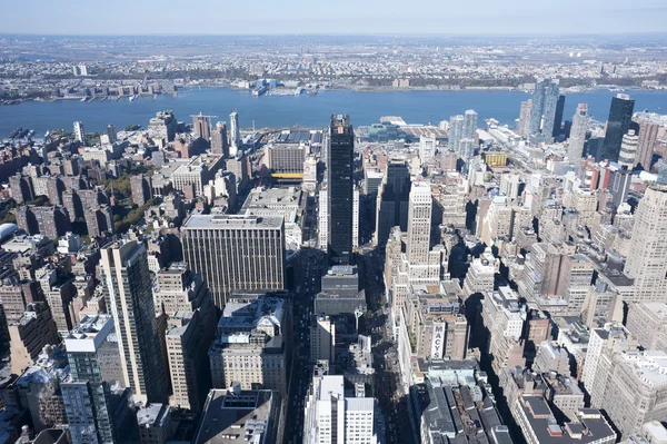 Manhattan skyline Garment District New York City — Stockfoto