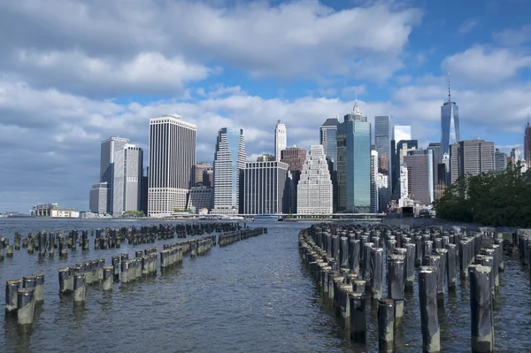 Manhattan skyline van new york — Stockfoto