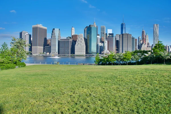 Manhattan skyline van new york — Stockfoto
