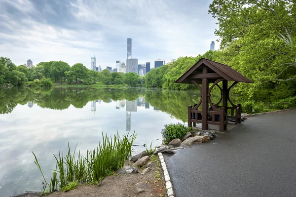 Atardecer de Central Park en Nueva York —  Fotos de Stock