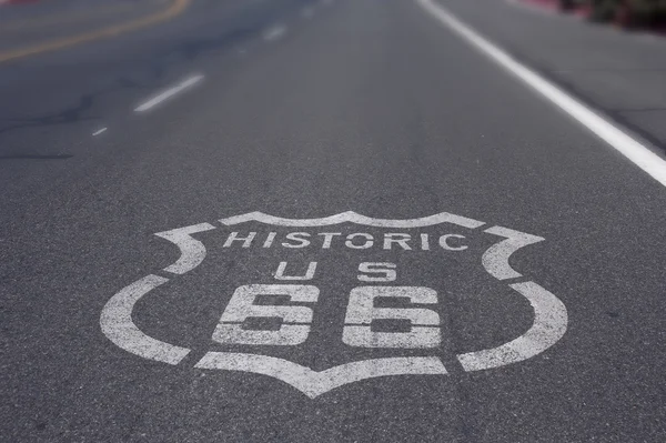 Route 66 tecken — Stockfoto