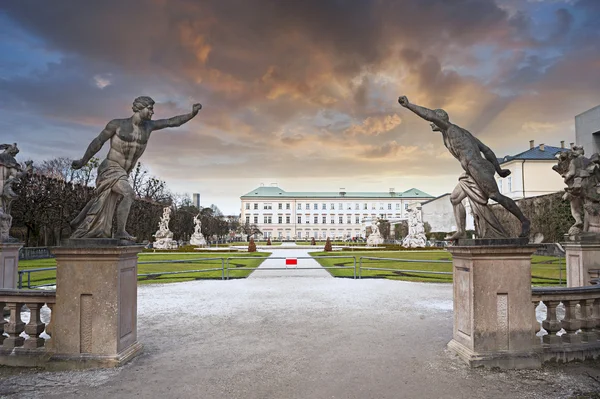 Mirabell trädgården i Salzburg, Österrike — Stockfoto