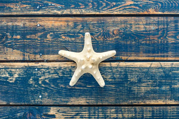 ahşap zemin üzerinde deniz yıldızı