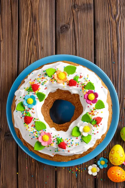 Pastel de Pascua decorado — Foto de Stock