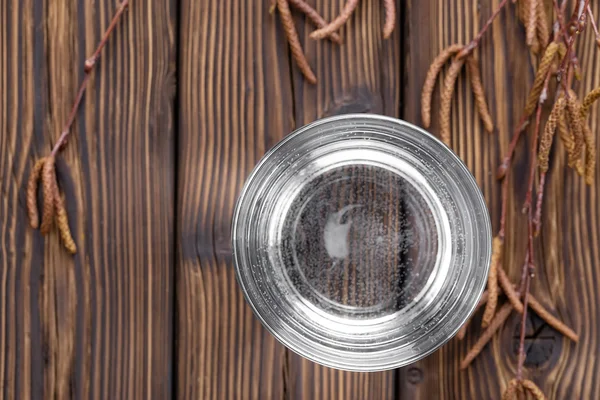 Björksav i glas — Stockfoto