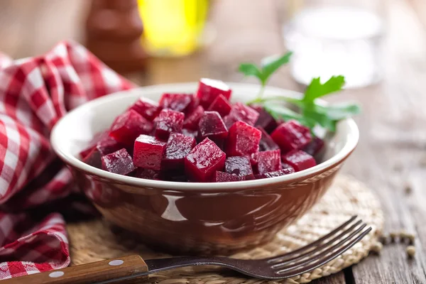 Boiled beetroot salad — Stock Photo, Image