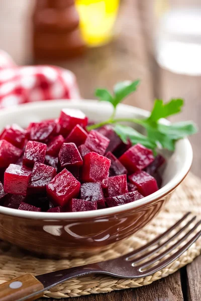 Salada de beterraba fervida — Fotografia de Stock