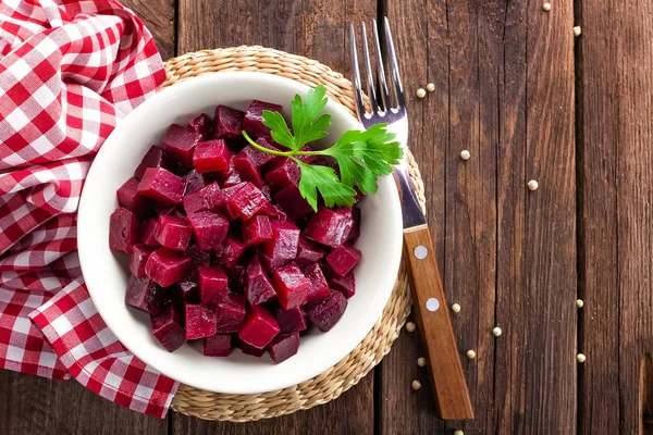 Ensalada de remolacha hervida —  Fotos de Stock