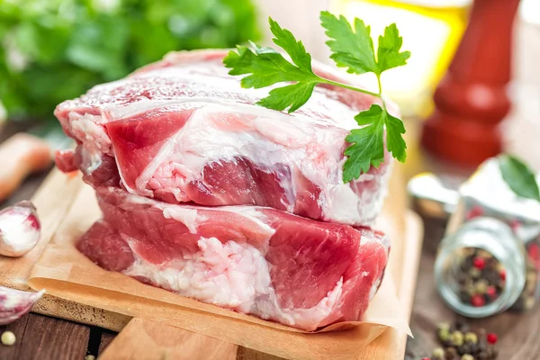 Raw pork meat — Stock Photo, Image