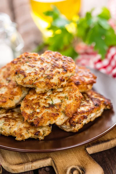 Costeletas de carne frita — Fotografia de Stock