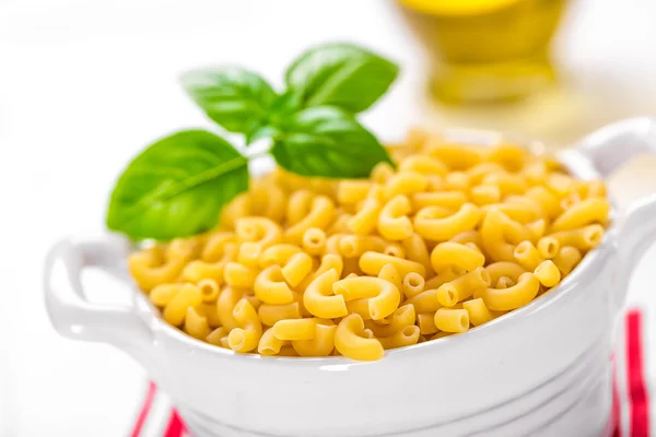Raw uncooked pasta — Stock Photo, Image