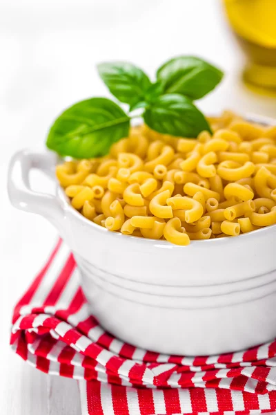 Raw uncooked pasta — Stock Photo, Image