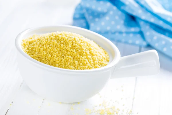Couscous in a bowl — Stock Photo, Image