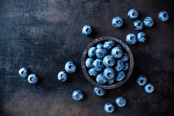 Blueberry sötét háttér — Stock Fotó