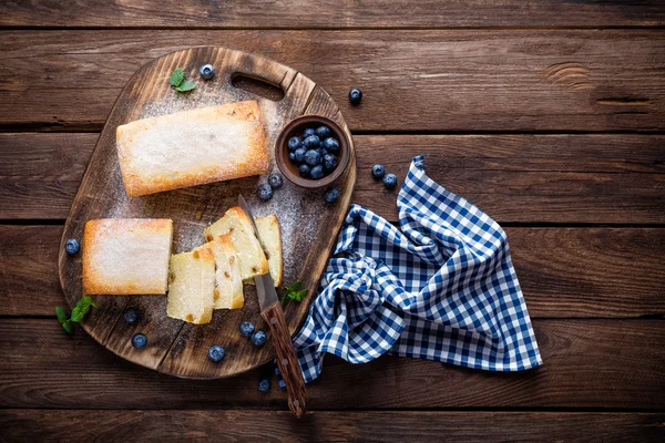 Tartas de queso, vista superior — Foto de Stock