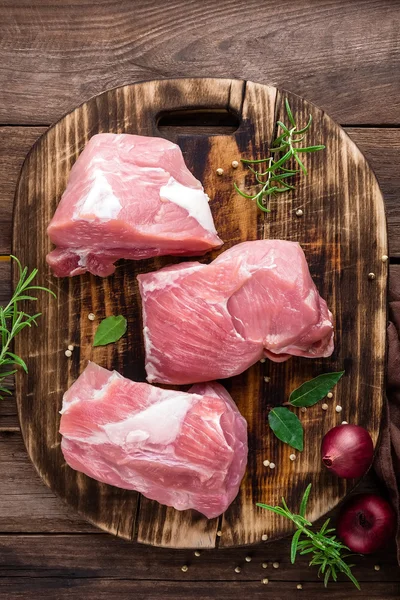 Raw pork meat — Stock Photo, Image