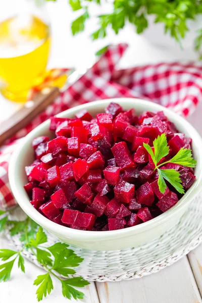 Rödbetor sallad — Stockfoto