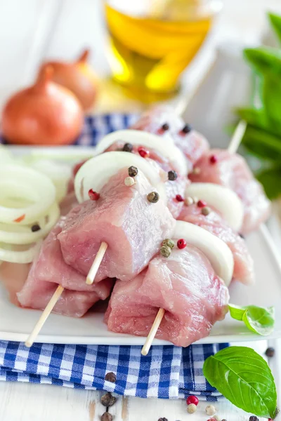 Kebab crudo — Foto de Stock