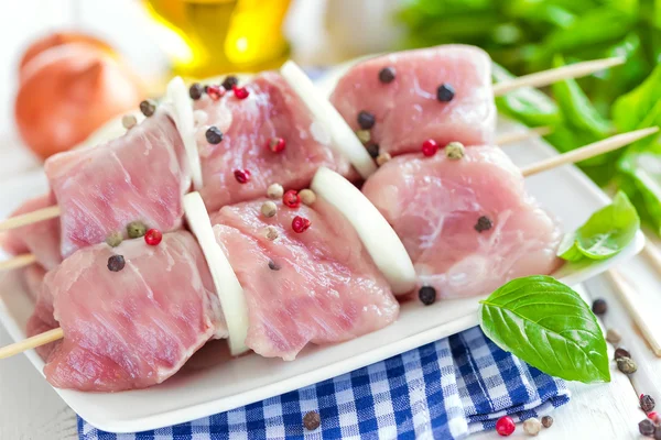 Kebab crudo — Foto de Stock