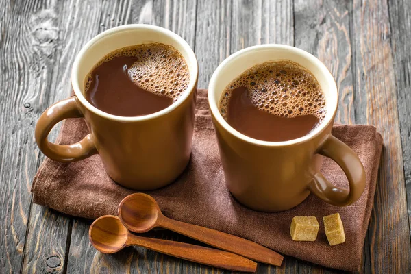 Gorący napój kakaowy — Zdjęcie stockowe