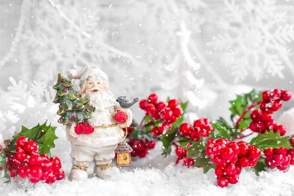 Decorações de Natal branco — Fotografia de Stock