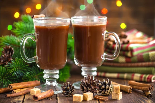 Boisson cacao de Noël — Photo