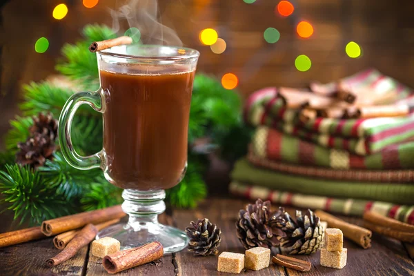 Bebida de cacao de Navidad — Foto de Stock