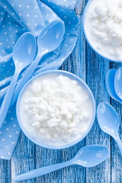 Cottage cheese — Stock Photo, Image