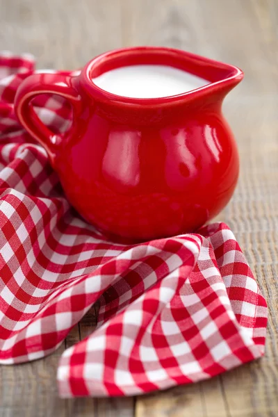 Milk in a jug — Stock Photo, Image