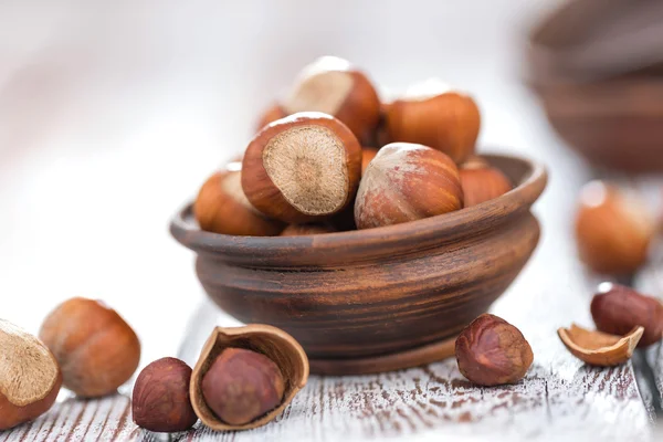 Hazelnuts — Stock fotografie