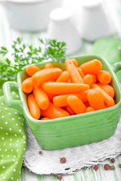 Small baby carrots — Stock Photo, Image