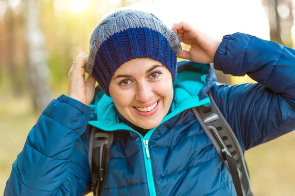 Yürüyüş yapan kadın