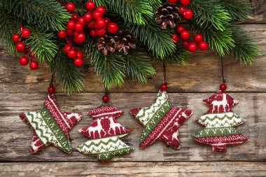 Noel süslemeleri baubles ile