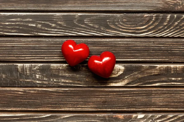 Valentine den lásky srdce karta — Stock fotografie