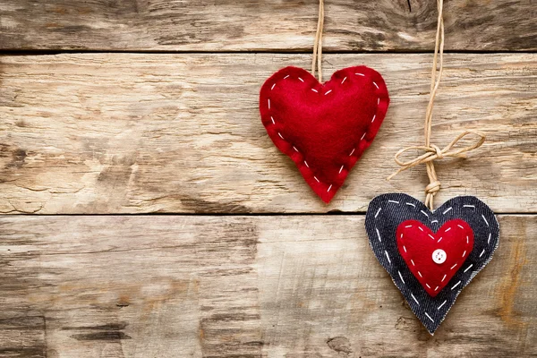 День Святого Валентина любовна картка серця — стокове фото