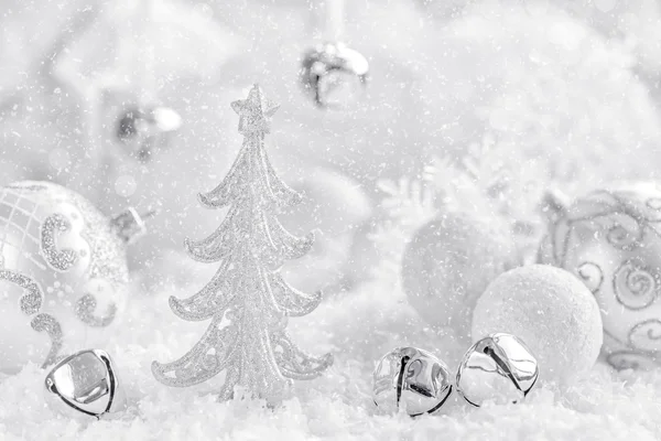 Decorazione natalizia con palline — Foto Stock