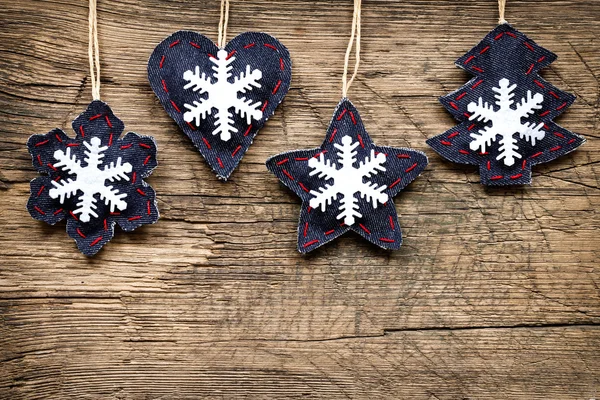 Juldekoration med ornament — Stockfoto