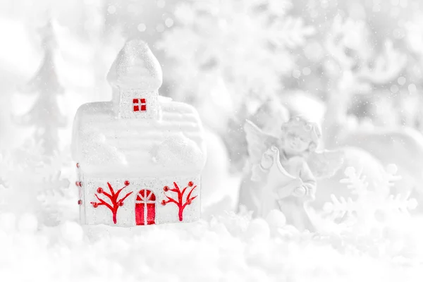 White christmas decoration — Stock Photo, Image