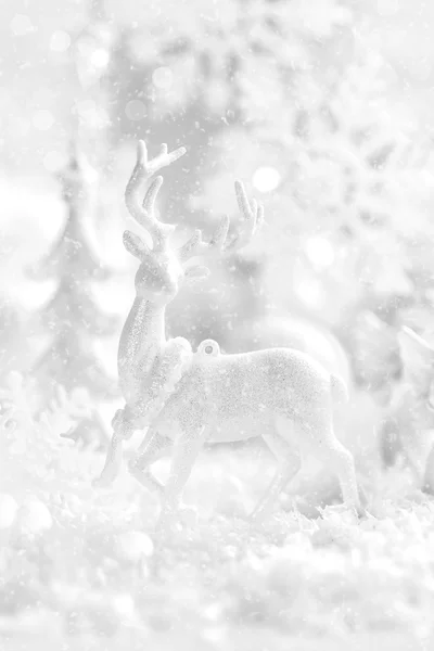 Decorazione di Natale bianco — Foto Stock