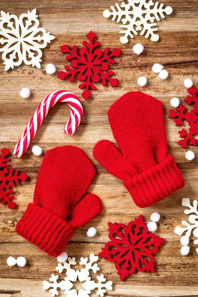 Різдвяні прикраси з рукавичками Ліцензійні Стокові Фото