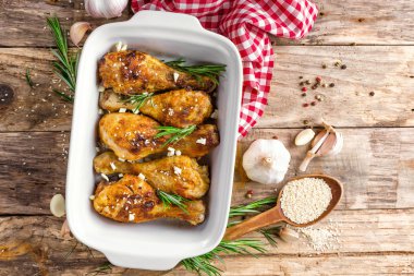 tavuk budu sarımsak ile