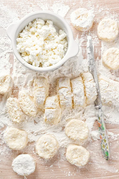 Cocinar tartas de queso a bordo — Foto de Stock