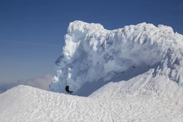 Parede de neve — Fotografia de Stock